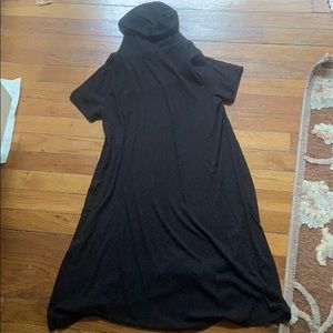 Aqua Turtleneck Dress